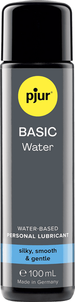 2 x Pjur Basic Water Based Lubricant | 100 ml | Sex Massage Long Lasting Lube |