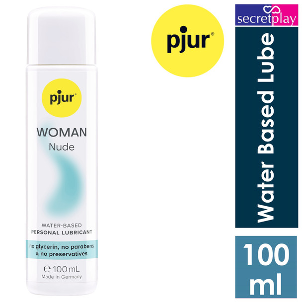 Pjur Woman Nude Water Based Lubricant | 100 ml | Silky Smooth Sex Lube