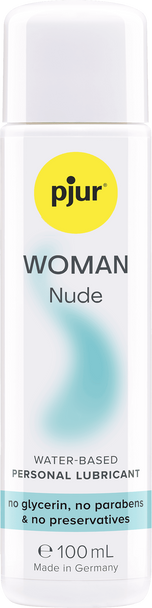 2 x Pjur Woman Nude Water Based Lubricant | 100 ml | Silky Smooth Lube