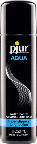 Pjur Aqua Water Based Lubricants | Super Slippery Long Lasting | 250 ml Lube