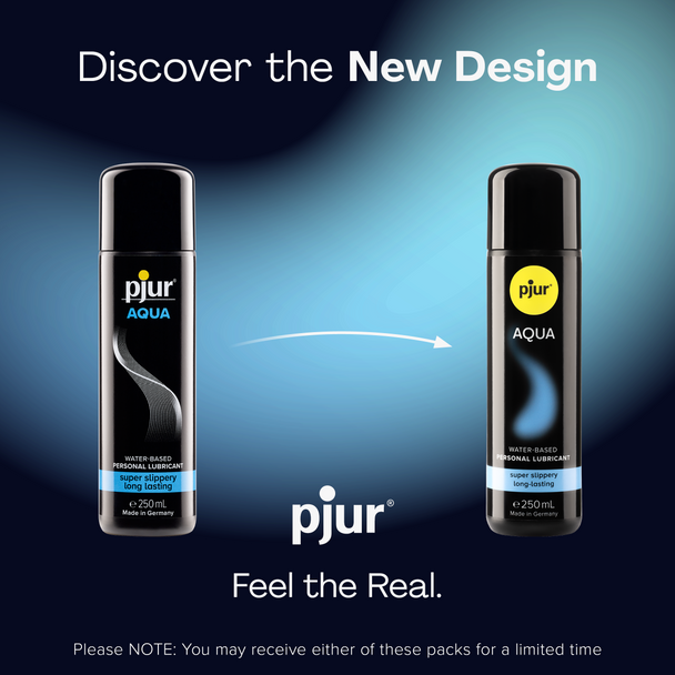 Pjur Aqua Water Based Lubricants | Super Slippery Long Lasting | 250 ml Lube