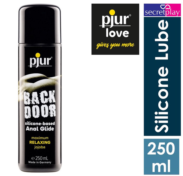 Pjur Back Door Silicone Based Anal Glide Lubricants | For comfortable anal sex Lube | 250 ml | extra-long lubrication 