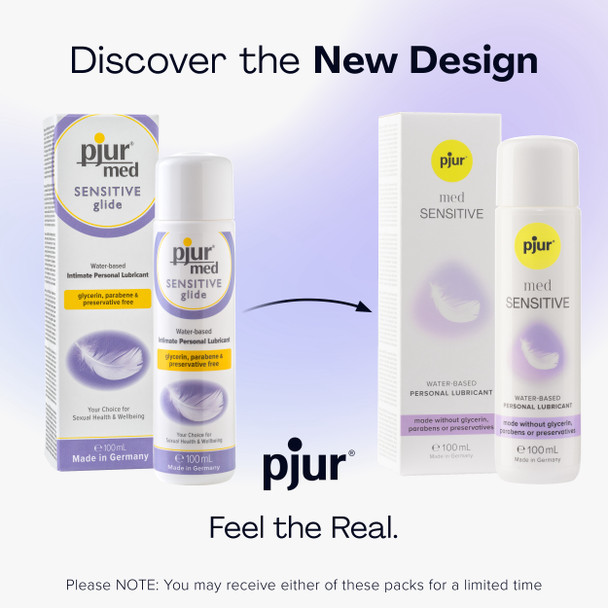 Pjur Med Sensitive Glide Water Based Intimate Lubricants | Personal Sex Lube | 100 ml
