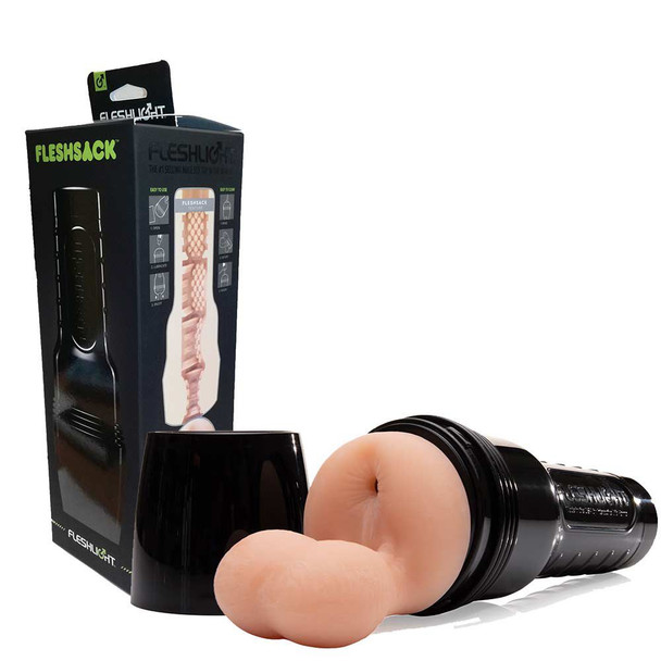 Fleshlight Fleshsack Balls & Butt Masturbator | Realistic Butt Stroker | Sex Toy