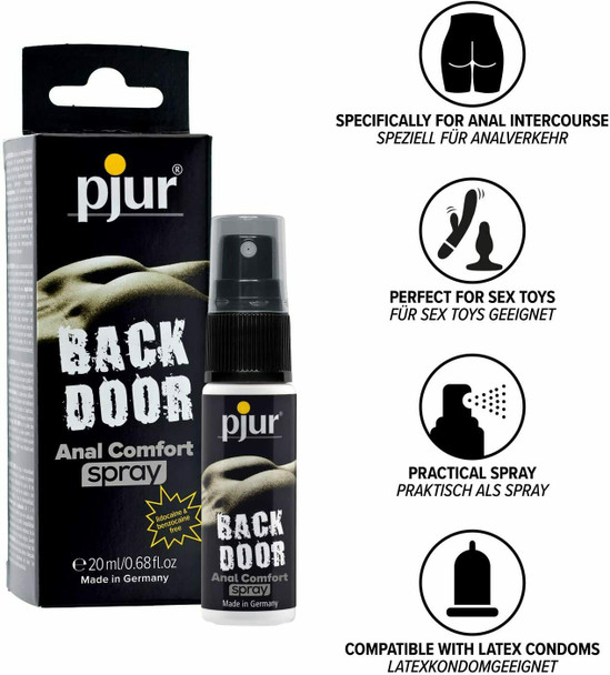 Anal Lube & Spray Combo Deal | Pjur Back Door | Analyse Me Relaxing Silicone Lube 30 ml & Anal Spray 20 ml