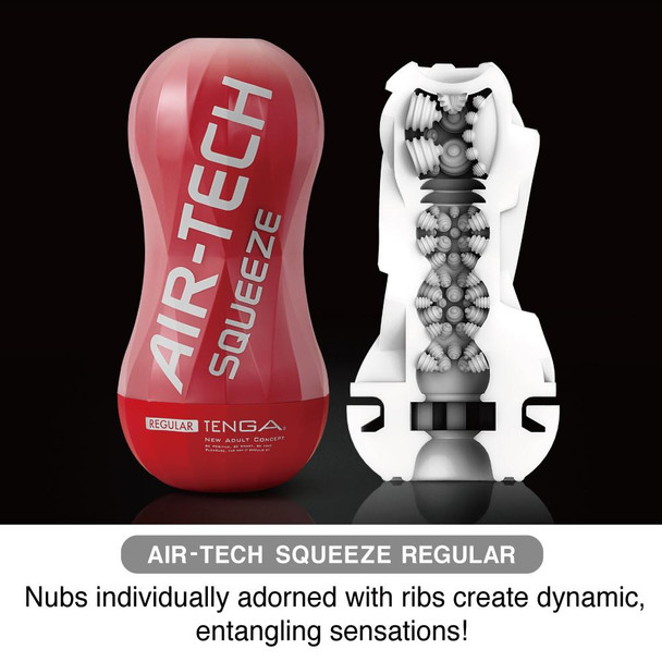 Tenga Air Tech Squeeze | Regular | Male Cup Masturbator | Stroker Sex Toy