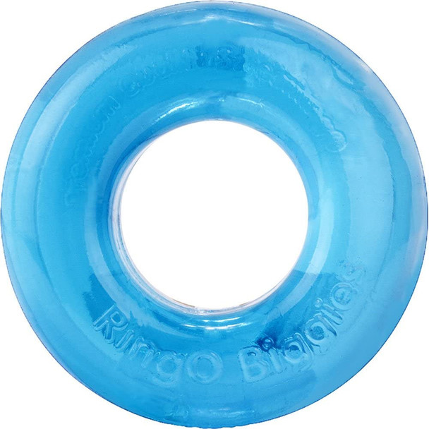 Screaming O RingO Biggies Cock Ring | Super Stretchy Reusable Penis Ring | Blue