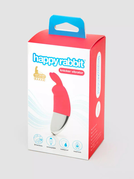 Happy Rabbit Rechargeable Knicker Vibrator | Waterproof Clitoral Vibe | Sex Toy