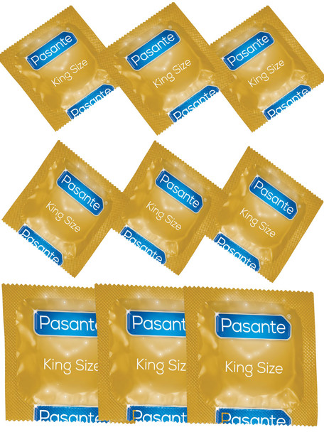 3 x Pasante King Size Condoms | Wider & Longer | 60mm Width |