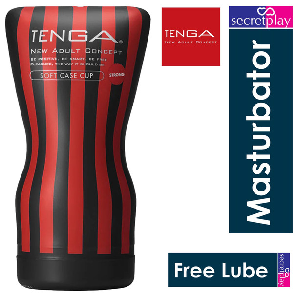 Tenga Soft Case Cup Strong  | Male Masturbator Stroker | Stimulation Handjob Sex Toy
