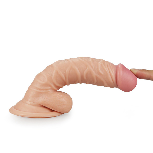 LoveToy 7.5" Long Real Extreme Realistic Dildo | Realistic With Suction Cup Base