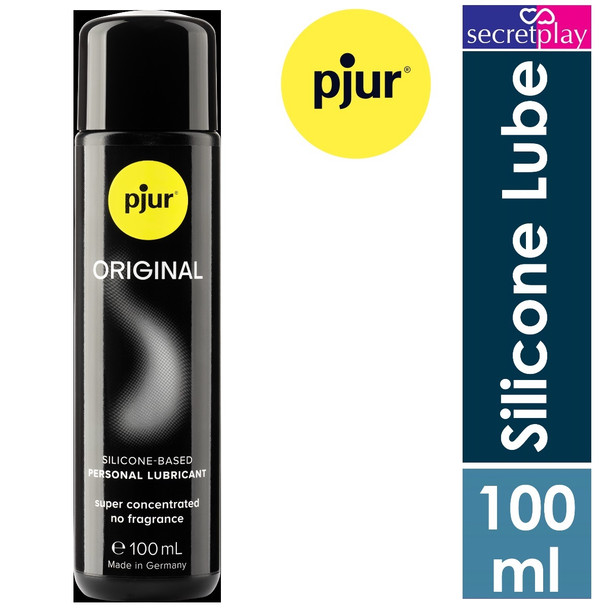 pjur Original Premium Silicone Personal Lubricant | 100 ml | Sex Lube Long-Lasting and Non-Sticky | Very Efficient Compatible with Condoms