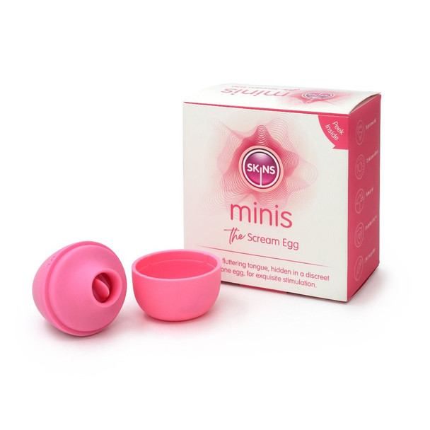 Skins Mini's Scream Egg Clit Vibrator | Skins Mini Clitoral Vibrator for Women