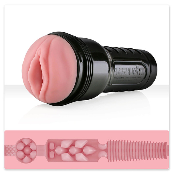 Fleshlight Pink Lady Destroya Pussy Male Masturbator | Real Feel Texture Stroker