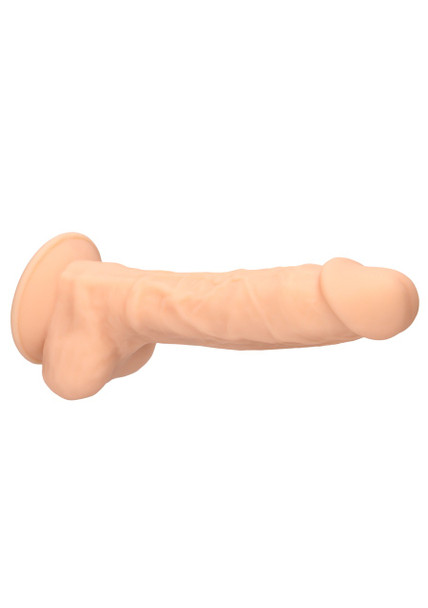 RealRock Realistic 7" Inch/ 17.8cm Dildo With Balls | Dual Density Silicone Dildos