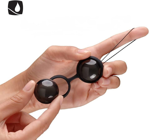 LELO Beads Noir Balls | Premium Pleasure Set | Silicone Jiggle Kegel Muscles Pelvic Exerciser