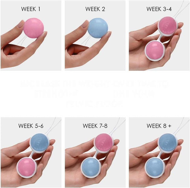 LELO Beads Classic Balls Set | Silicone Jiggle Kegel Muscles Pelvic Exerciser