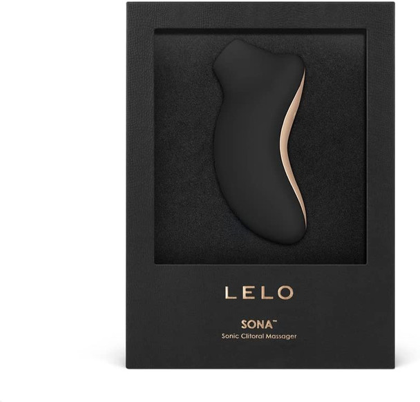 LELO SONA -Black Sonic Massager | Clitoral Stimulator Vibrator | Woman Orgasm Sex Toy