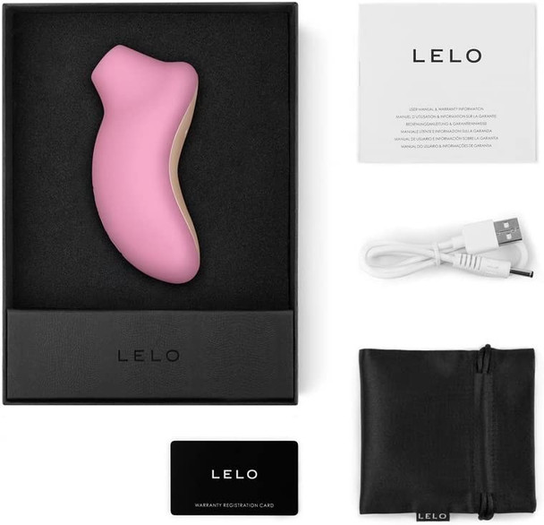 LELO SONA - Pink Sonic Massager | Clitoral Stimulator Vibrator | Woman Orgasm Sex Toy