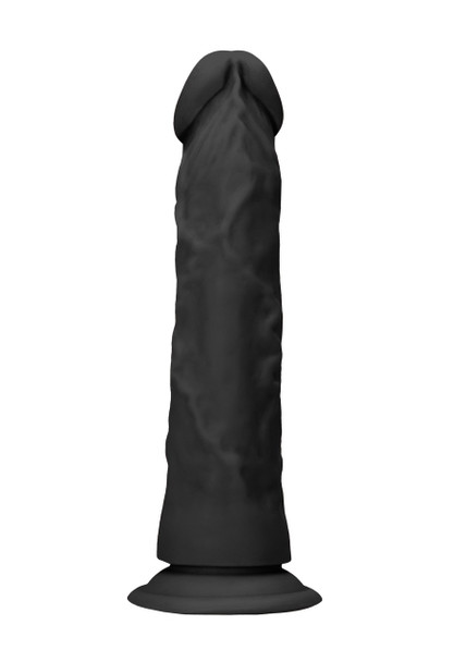 Real Rock Realistic Dildo Dong 8" Inch Black | Suction Cup Strap-On | Unisex Dildos Sex Toy