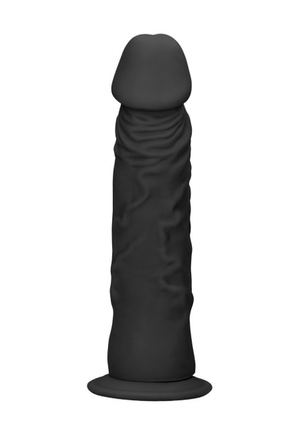 Real Rock Realistic Dildo Dong 9" Inch Black | Suction Cup Strap-On | Unisex Dildos Sex Toy