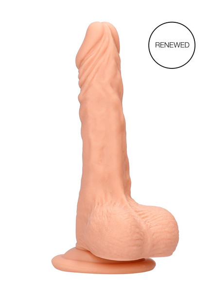 Real Rock Realistic Dildo Dong 9" Inch With Balls | Suction Cup Strap-On | Unisex Dildos Sex Toy