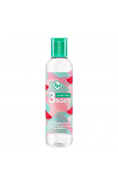  ID 3Some 3 in 1 Lick Massage Lotion Lube | Watermelon Fruit Flavour 