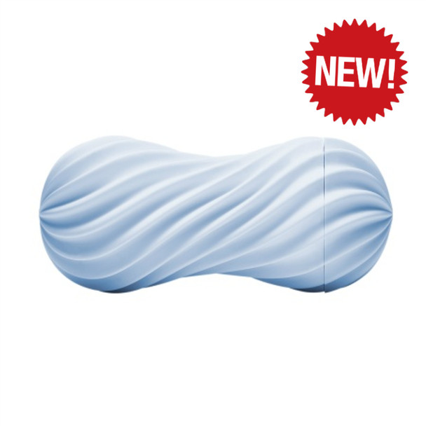 Tenga Flex | Bubbly Blue | Male Cup Masturbator | Reusable Stroker Sex Toy