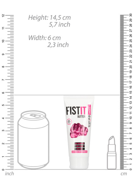 Pharmquests Fist It Water Based Sliding Butter100ml |  Lubricant Anal Vagina Fisting Lube Sex Penetration