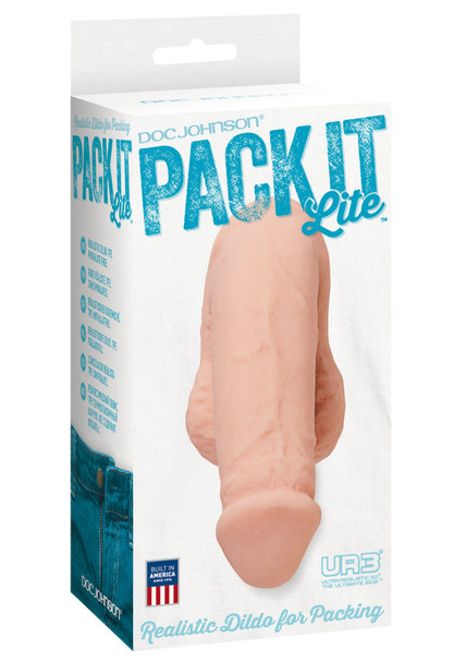 Doc Johnson Pack It Lite Penis Packer Brown | Packing Dildo Limpy | Bachelor Gag Gift