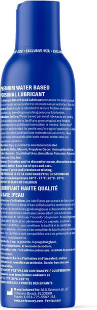 Swiss Navy Premium Water Based Personal Lubricant 177ml | Vaginal Anal Intimate | Sex Lube