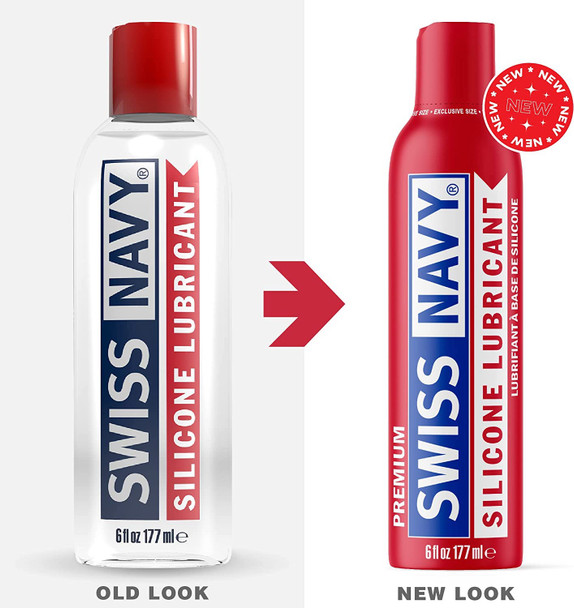 Swiss Navy Premium Silicone Based Personal Lubricant 177ml | Vaginal Anal Intimate | Sex Lube 
