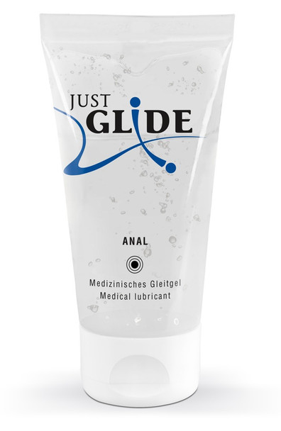 Just Glide Anal Water Based Lubricant | 50 ml | Odourless Vegan Sex Lube
