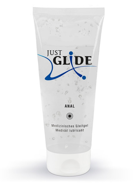 Just Glide Anal Water Based Lubricant | 200 ml | Odourless Vegan Sex Lube