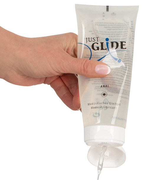 Just Glide Anal Water Based Lubricant | 200 ml | Odourless Vegan Sex Lube