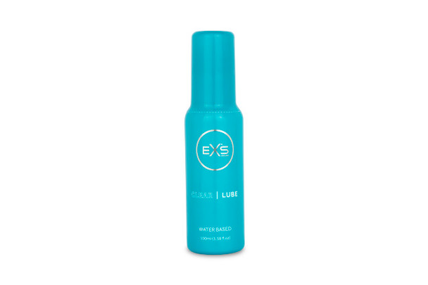 EXS Premium Clear Lube 100ml | Water Based Sex Lubricant | Vegan | Unscented