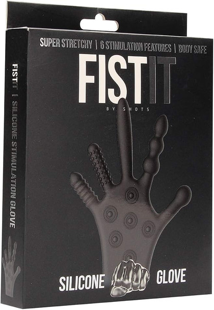 Shots Fisting Silicone Stimulation Glove | Dotted Textures Fist It Glove