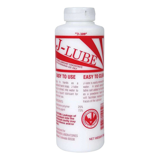 J Lube Powder 284g | Veterinarian Lubricant Water Based For Veterinary Use Only