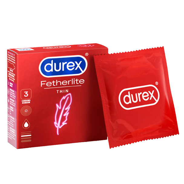 18 x Durex Fetherlite Thin Condoms | Sealed Pack | Width 52.5mm | Sensitive