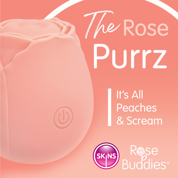 Skins Rose Buddies Rose Purrz | Vibrators Clitoral Tongue Stimulator | Women Sex Toys