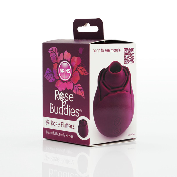 Skins Rose Buddies Rose Flutterz | Vibrators Clitoral Tongue Stimulator | Women Sex Toys