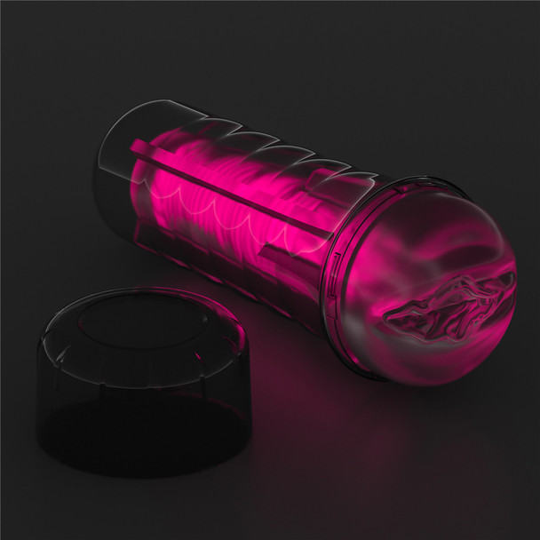 Lovetoy 8.5'' Lumino Play Masturbator | Pink Glow In Dark | Stroker Sex Toy