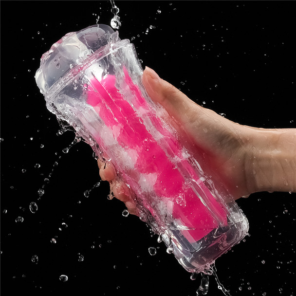 Lovetoy 8.5'' Lumino Play Masturbator | Pink Glow In Dark | Stroker Sex Toy