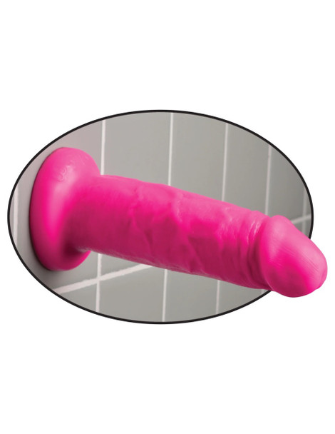 Pipedream Dillio Chub 6" Inch Insertable Pink Dildo | Suction Strap On Compatible