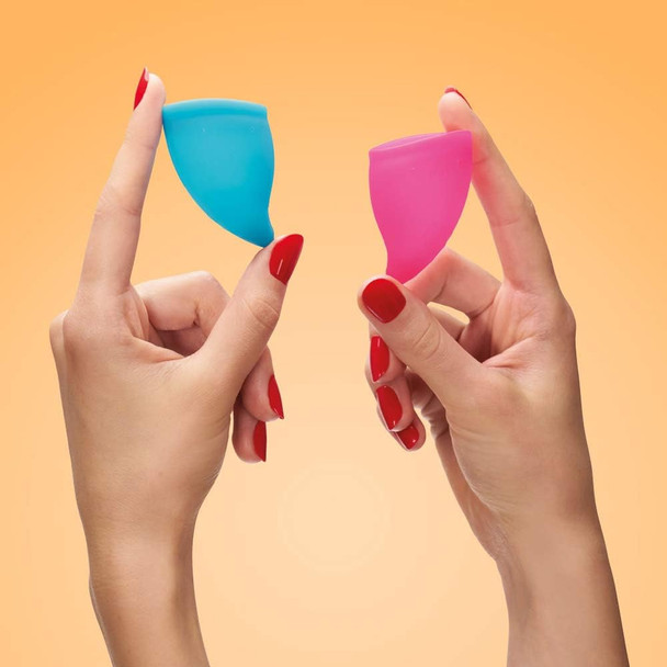 Fun Factory Fun Cup Menstrual Cup | Set of 2 Size A | Silicone Reusable Period Protection Cup |