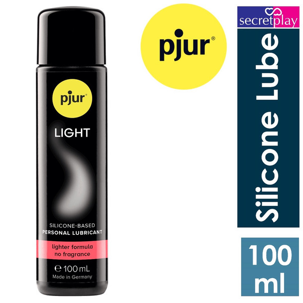 2 x Pjur Light Silicone Based Personal Lubricant 100ml I Massage Gel Sex Lube