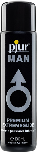 Pjur Man Premium Extremeglide 100ml Lube | For Men Highly Concentrated Silicone Based Sex Lubricant