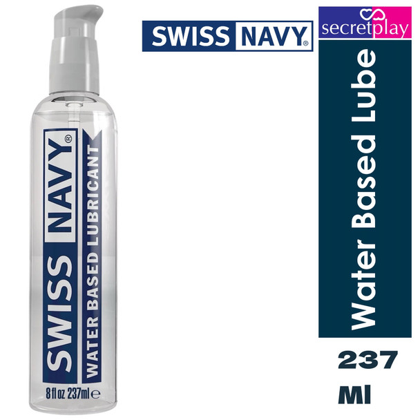 Swiss Navy Premium Water Based Personal Lubricant 237ml |  Vaginal Anal Intimate |  Premium Glide Sex Lube