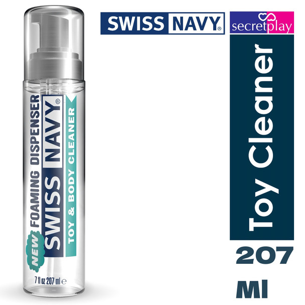 Swiss Navy Sex Toy and Body Cleaner Foaming 207ml | Effective Hygiene Care for Erotic Adult Toys