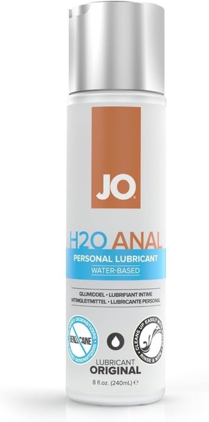 System JO H2O Anal Original Water Based Lubricant 240ml | Personal Sex Lube
